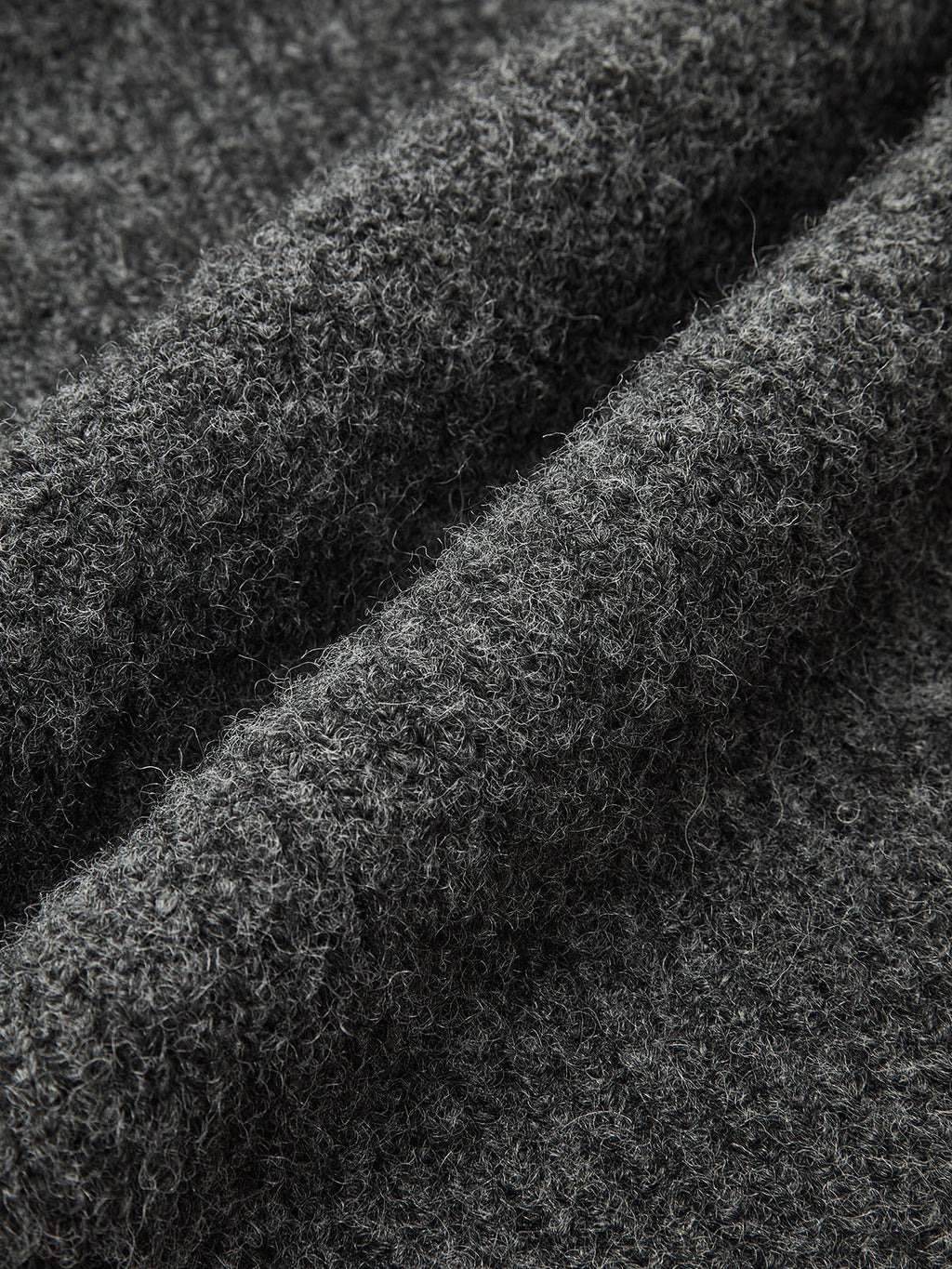 Cozy Wool-Blend Midi Dress with Soft Texture