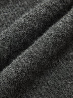 Cozy Wool-Blend Midi Dress with Soft Texture