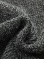 Cozy Wool-Blend Midi Dress with Soft Texture