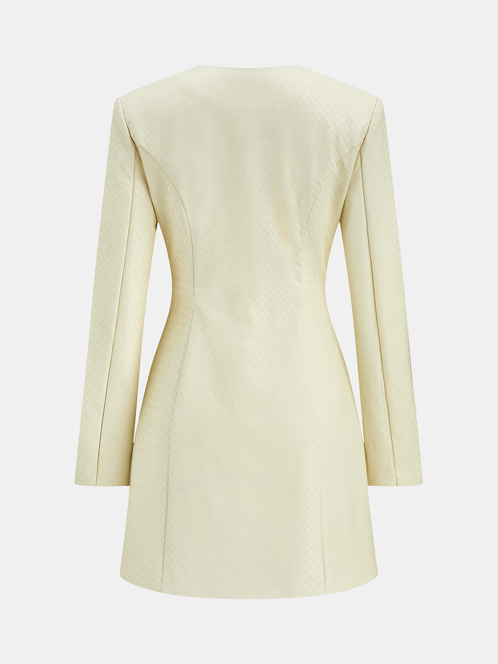 Floral Metallic Button Detail Faux Leather Mini Dress