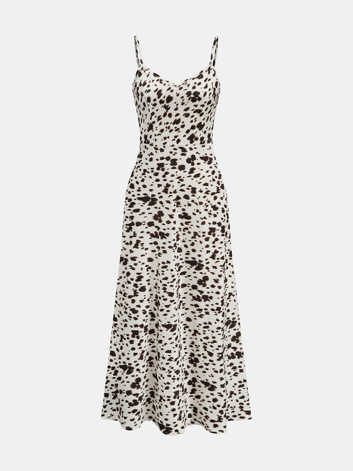 Leopard Print Maxi Dress with Camisole Top