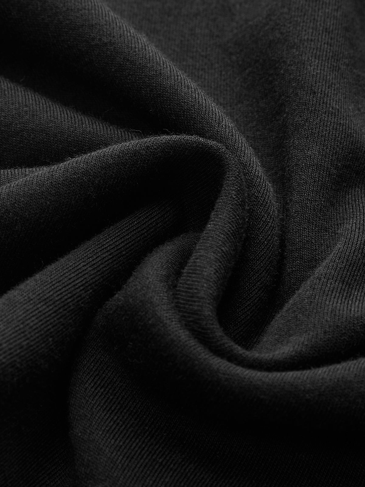 Fitted Polo Neck Top with Flared Sleeves