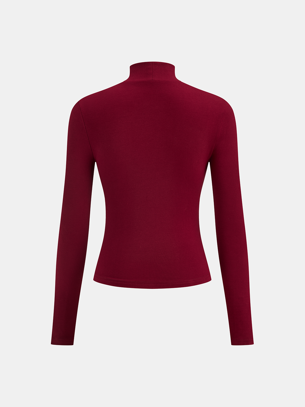 Mock Neck Top with Faux Leather Corset Panels