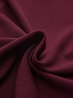 Ruched Long-Sleeve Blouse with Lapel Detail