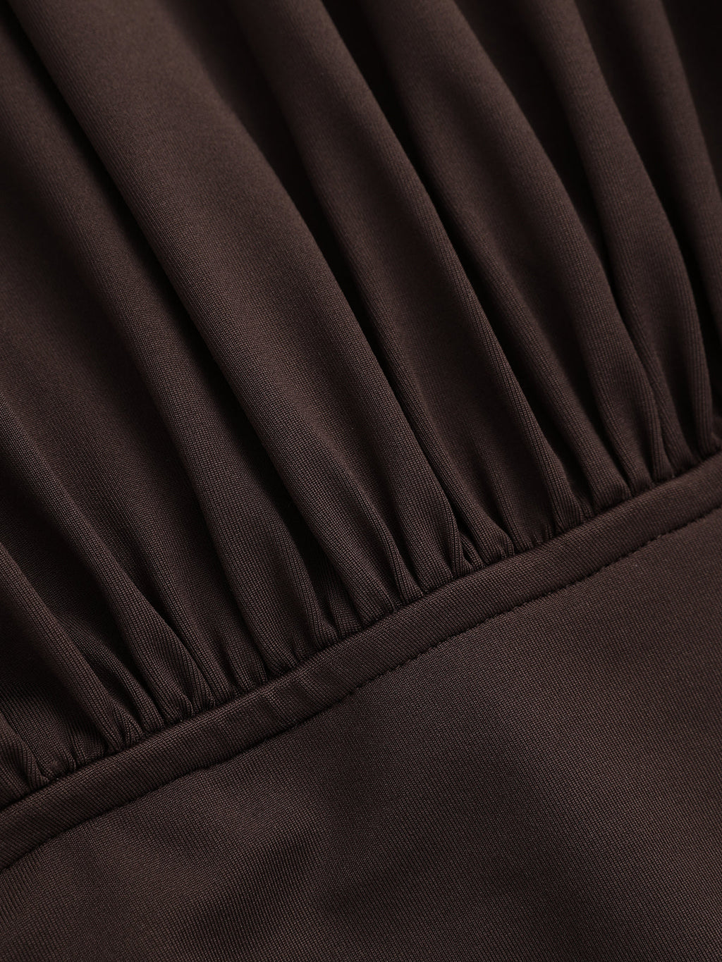 Elegant Long-Sleeve Mermaid Dress with Ruched Waist Maxi