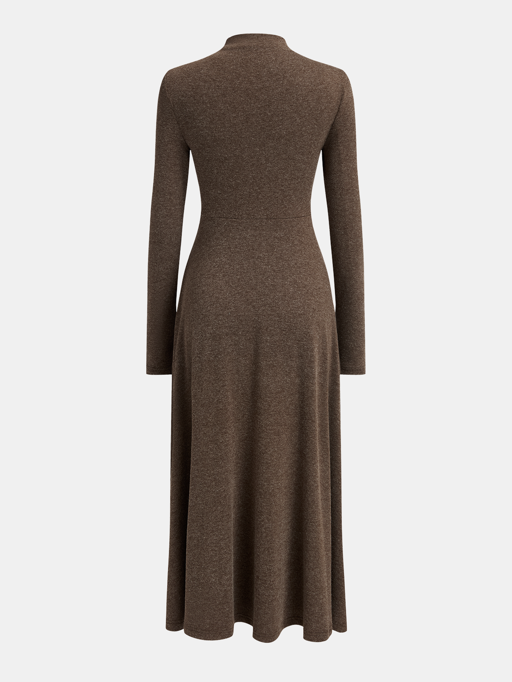 Asymmetric Dress with Unique Button Details