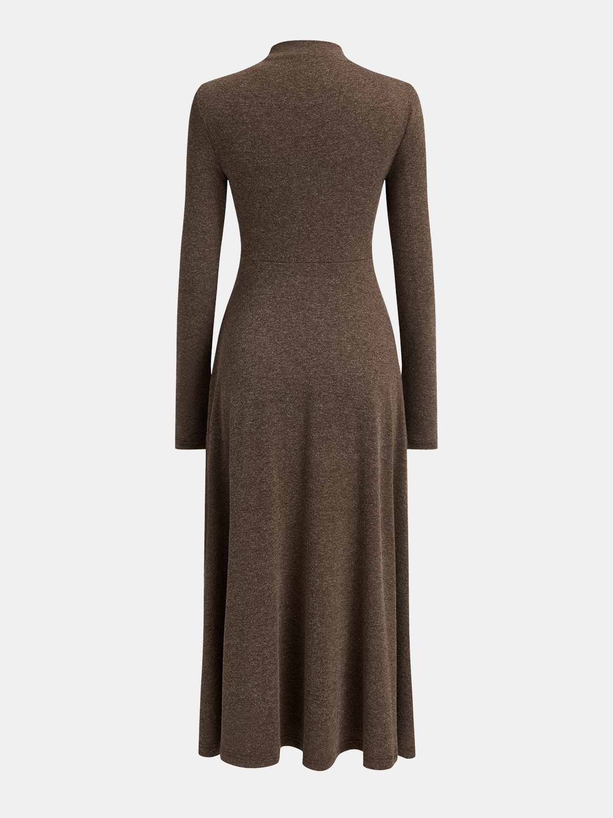 Asymmetric Dress with Unique Button Details