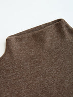 Asymmetric Dress with Unique Button Details