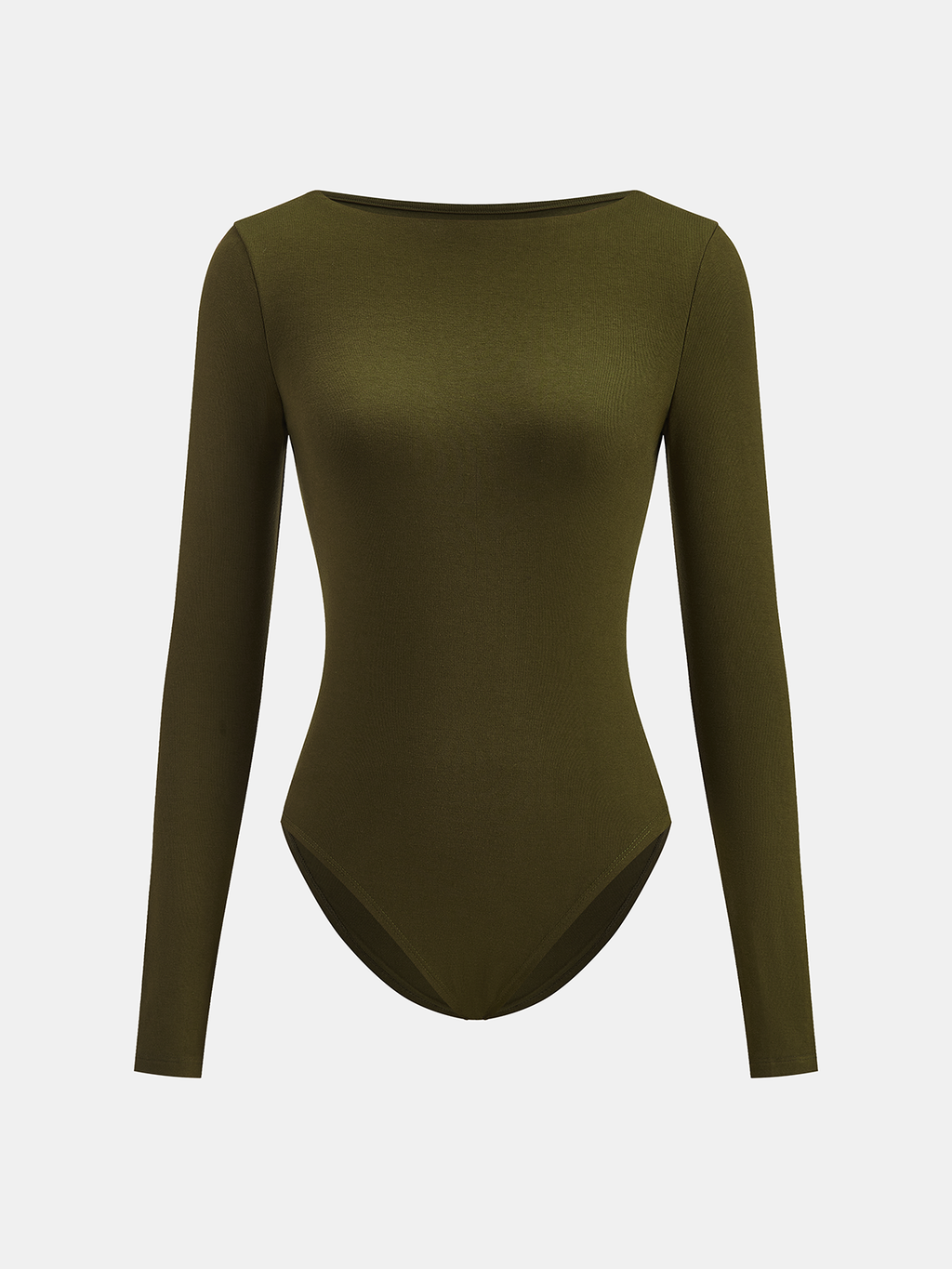 Comfortable Long-Sleeve Seamless Bodysuit for Everyday Wear