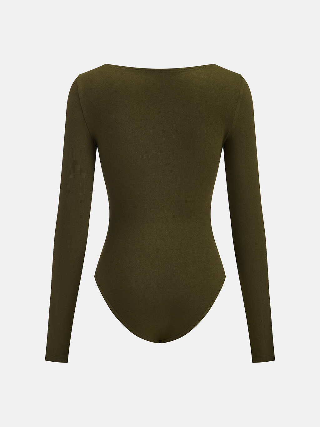 Comfortable Long-Sleeve Seamless Bodysuit for Everyday Wear