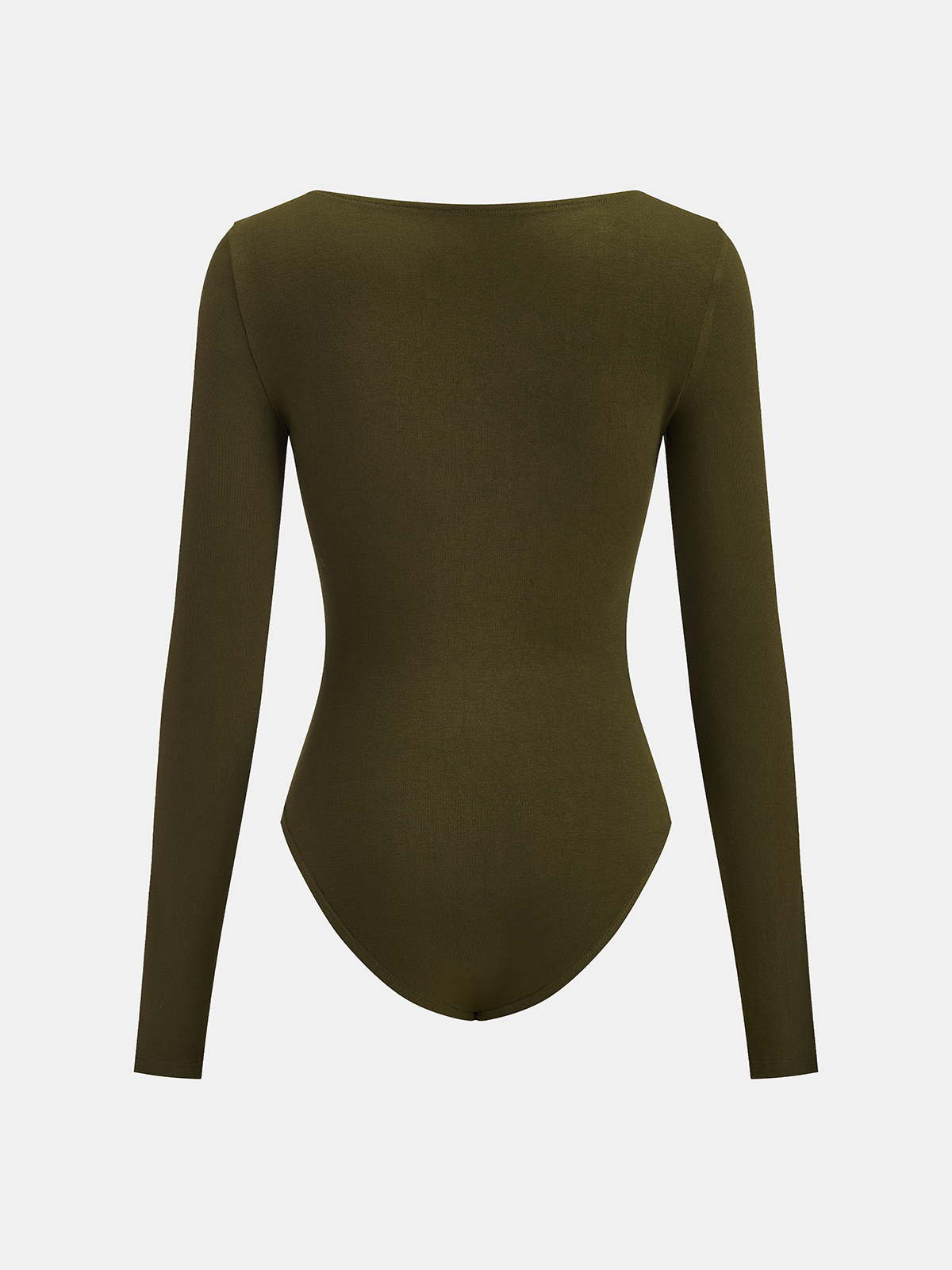 Comfortable Long-Sleeve Seamless Bodysuit for Everyday Wear