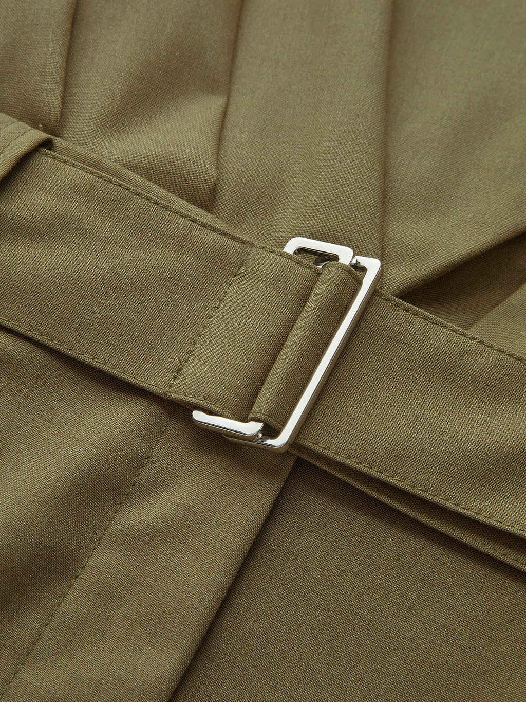 Sleeveless Belted Jumpsuit with Short Legs