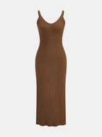 Cable-Knit Sweater and Cami Dress Duo Set