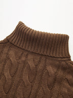 Cable-Knit Sweater and Cami Dress Duo Set