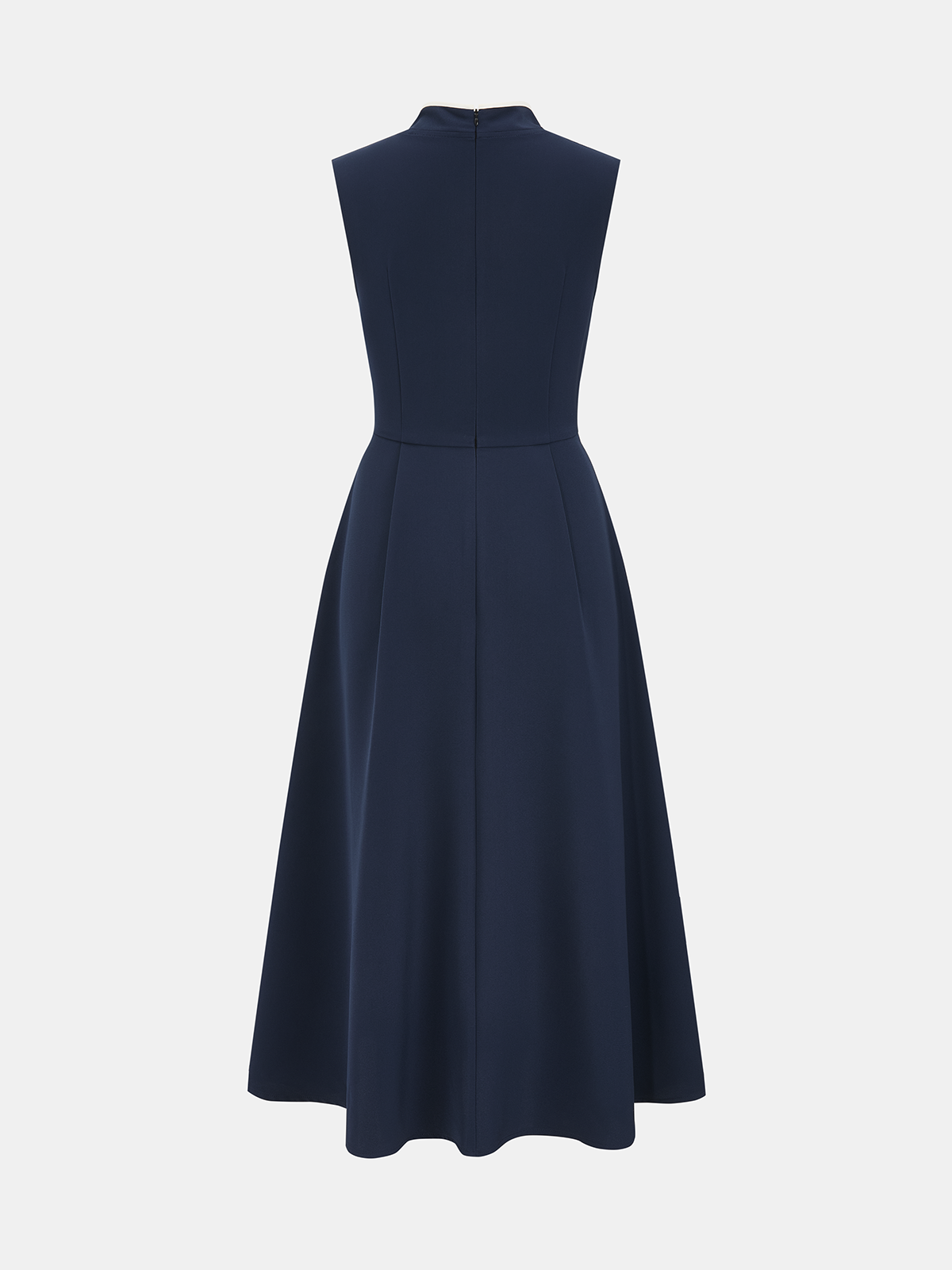 Bow-Tie Neck Sleeveless Maxi Dress