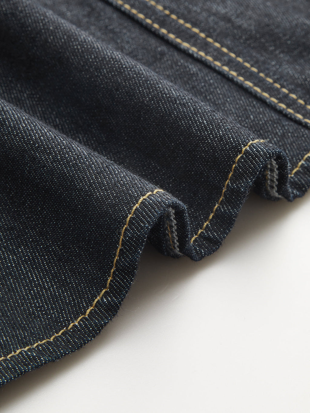 Contrast Stitching Denim Camisole Top