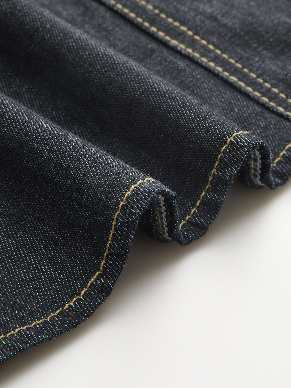 Contrast Stitching Denim Camisole Top