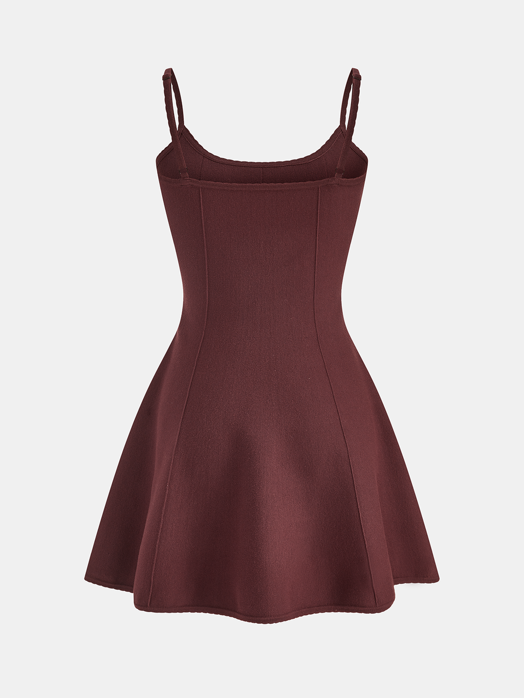Umbrella Hemline Knitted Camisole Mini Dress