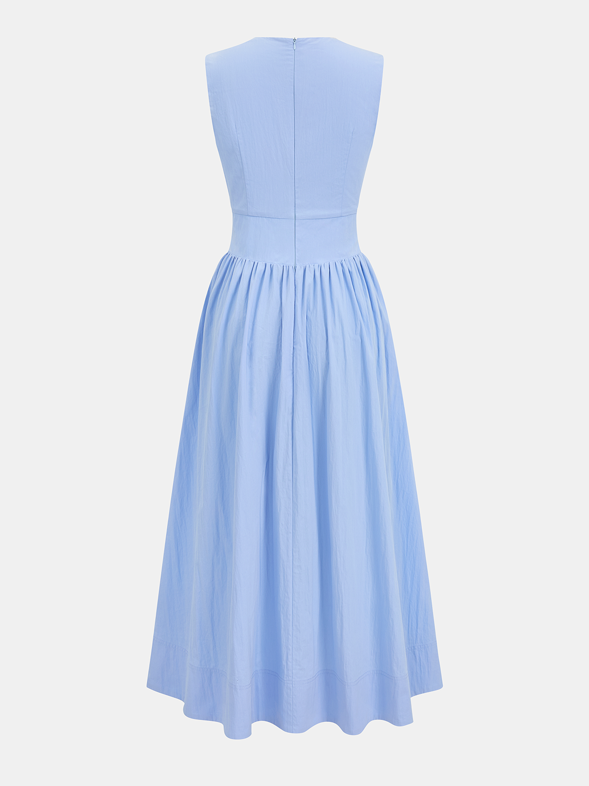 Sleeveless Maxi Dress with Elegant Decorative Detail