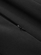 Button Accented Flared Hem Camisole Dress