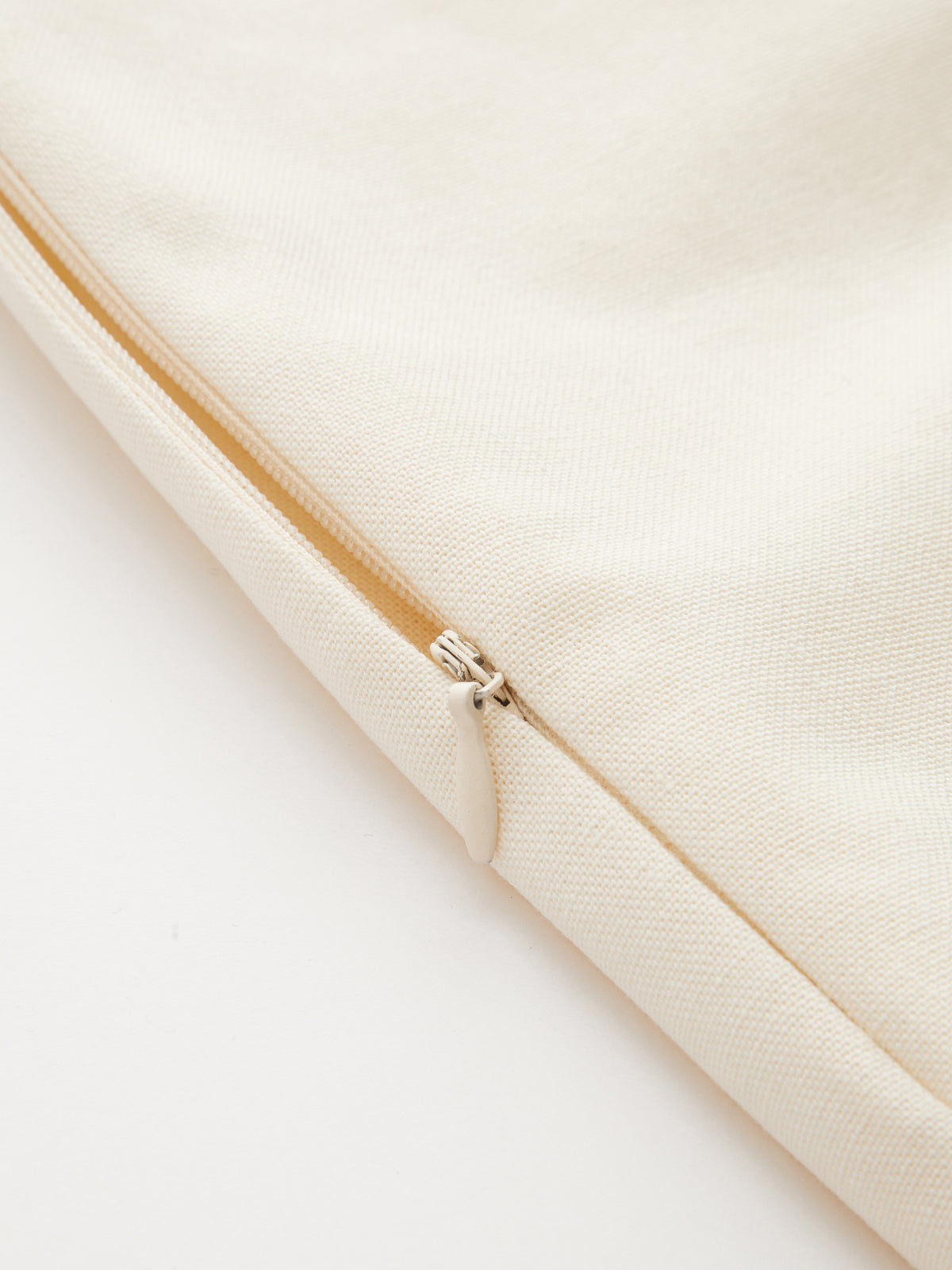 Linen Blend Dress with Contrast Trim Wrap Style