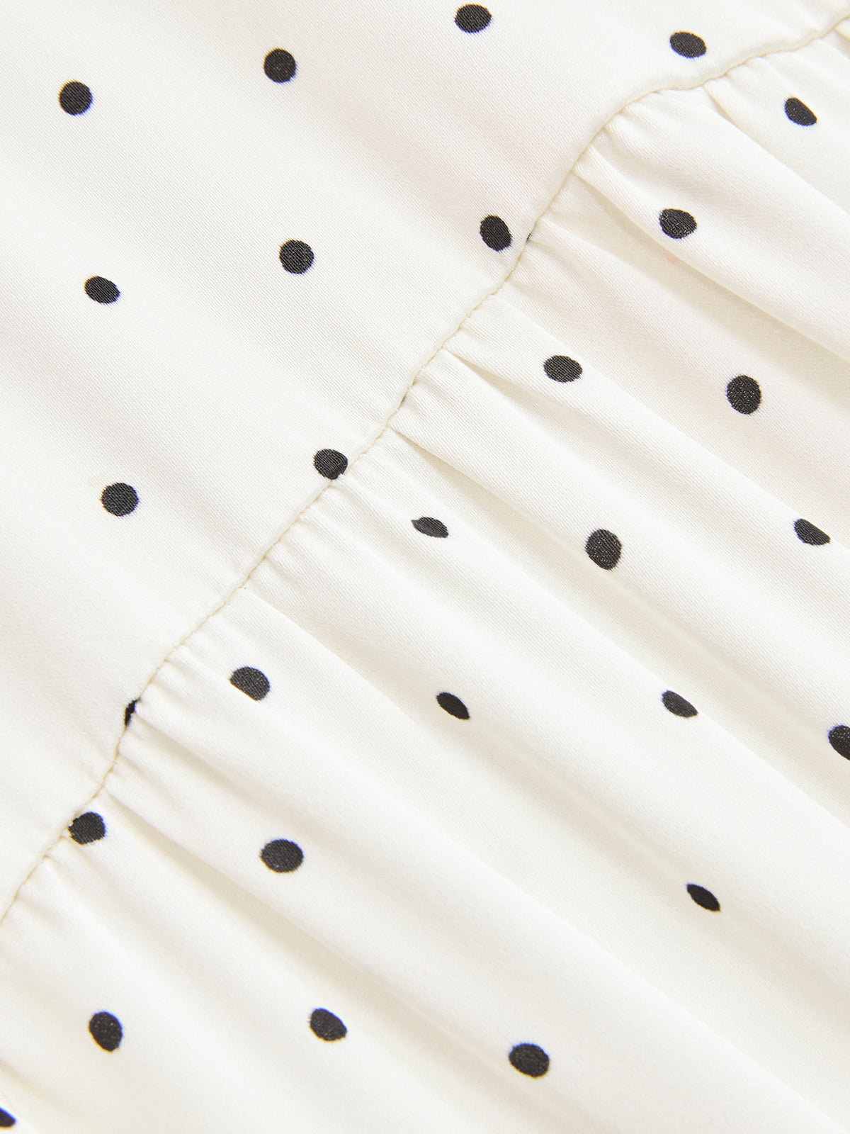 Polka Dot Mini Dress with Wrap Tie Waist