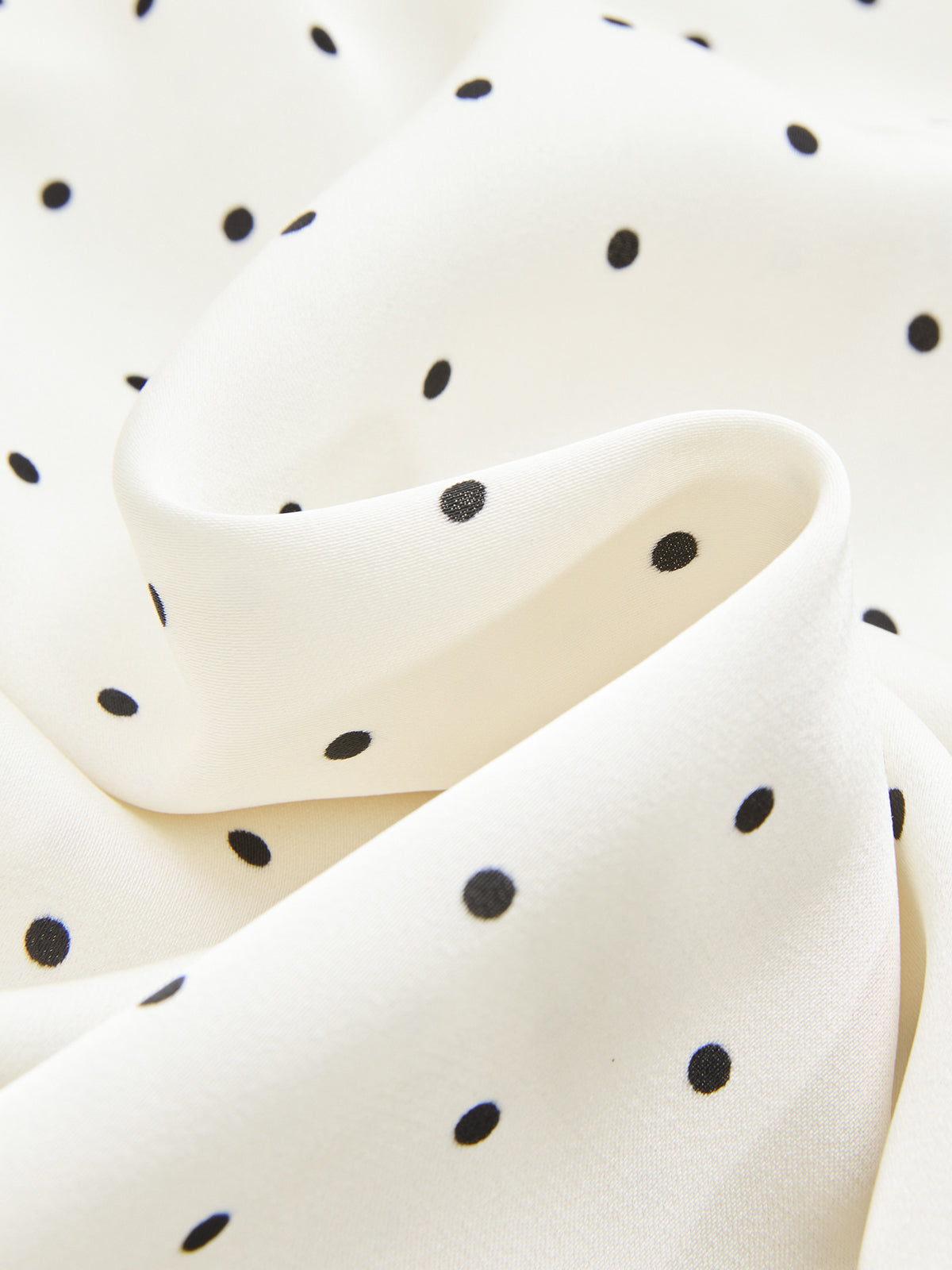 Polka Dot Mini Dress with Wrap Tie Waist