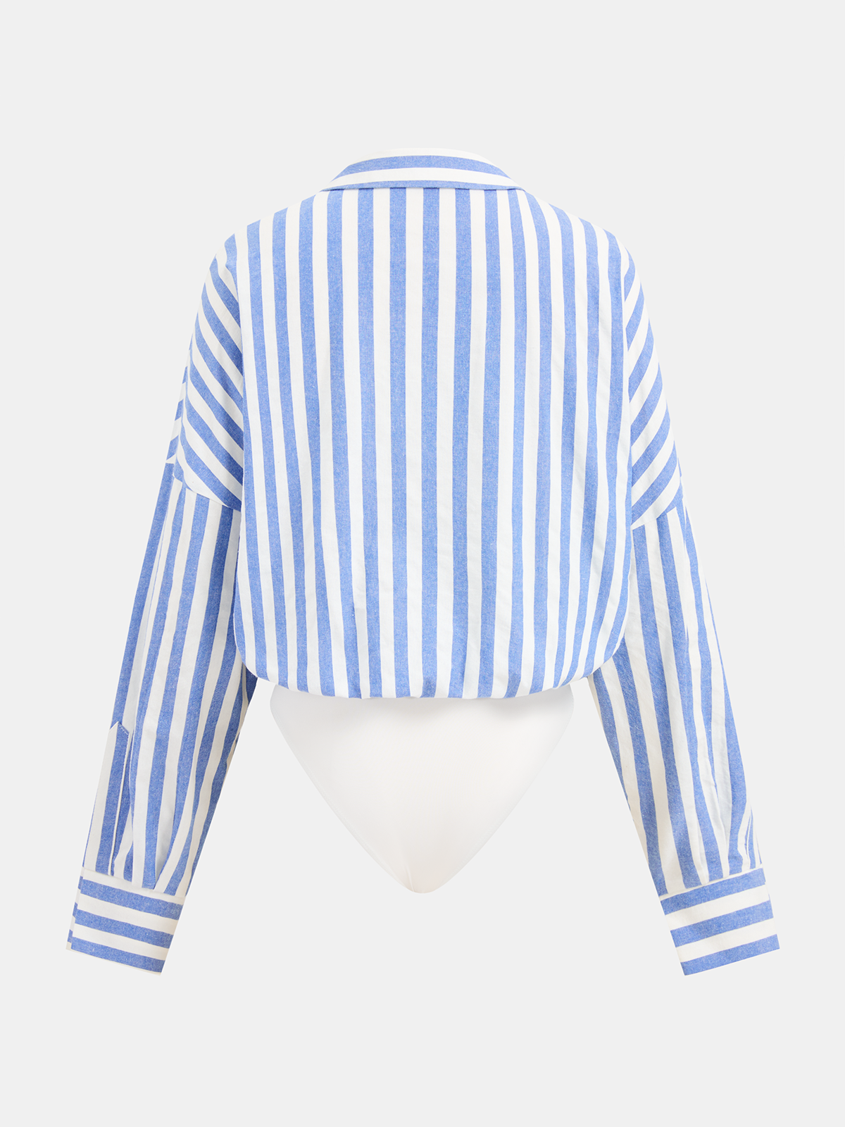 Striped Bodysuit with Long Sleeves
