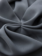 One-Shoulder Jumpsuit with Belt and Draped Design