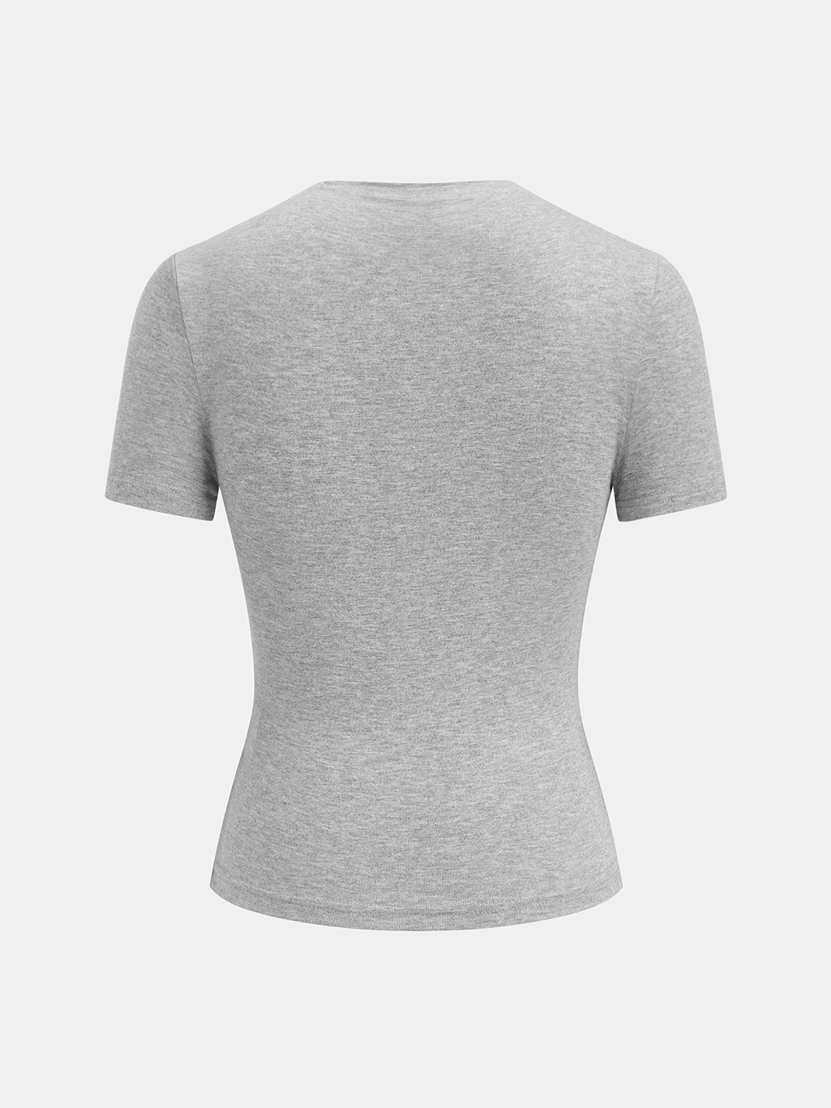 Ruched Short Sleeve Top with Fitted Design