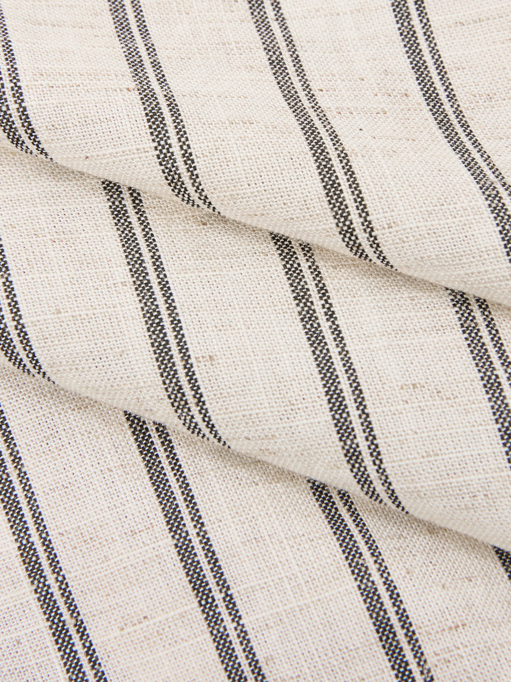 Cotton Linen Striped Sleeveless Wrap-Style Bodysuit
