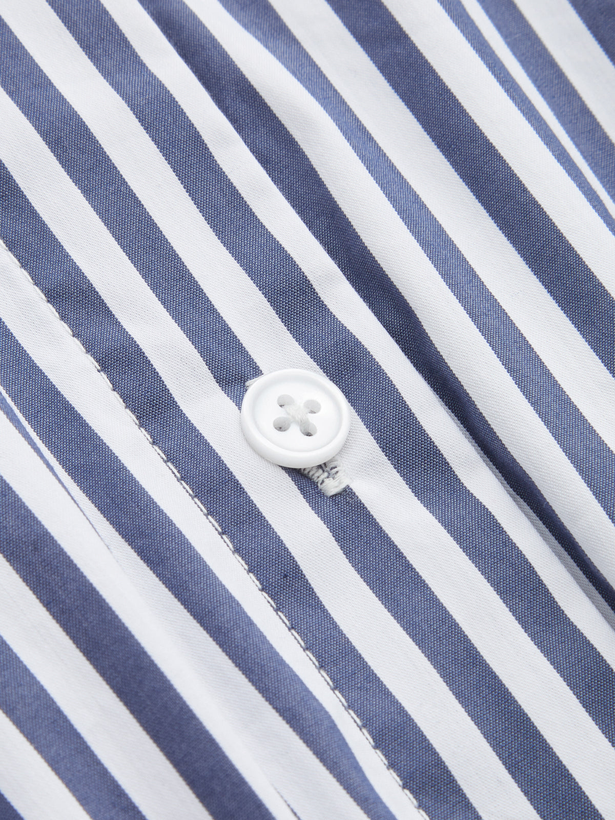 Striped Cotton Blend Bodysuit with Tie Neck Detail