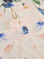 Floral Pattern Maxi Dress with Camisole Straps