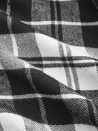 Adjustable Sleeve Plaid Dress with Cinched Waist