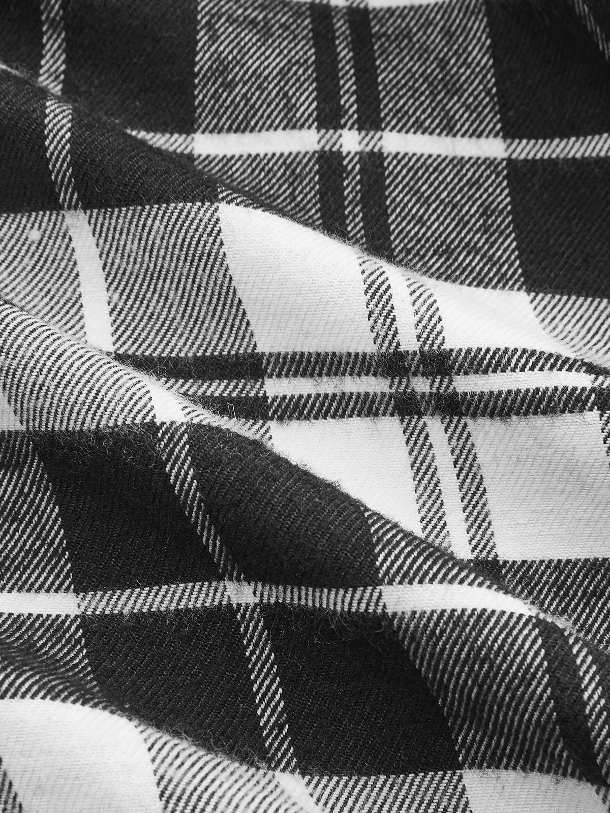 Adjustable Sleeve Plaid Dress with Cinched Waist