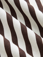 Striped Sleeveless Dress with Tie Waist Maxi Length