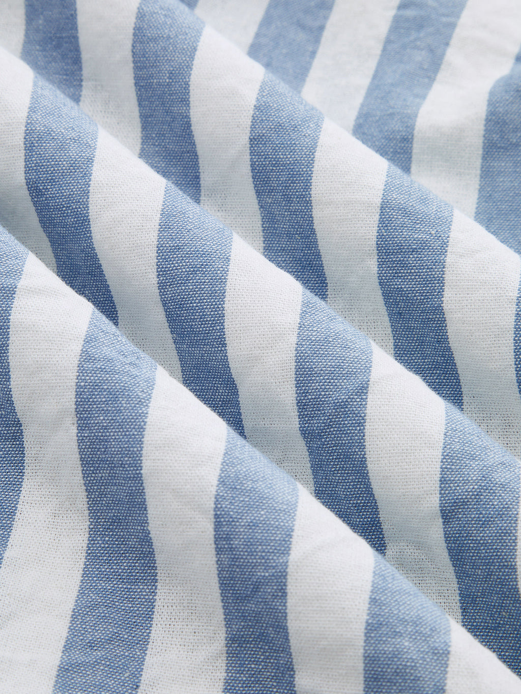 Striped Cotton Camisole Dress with Lace Trim