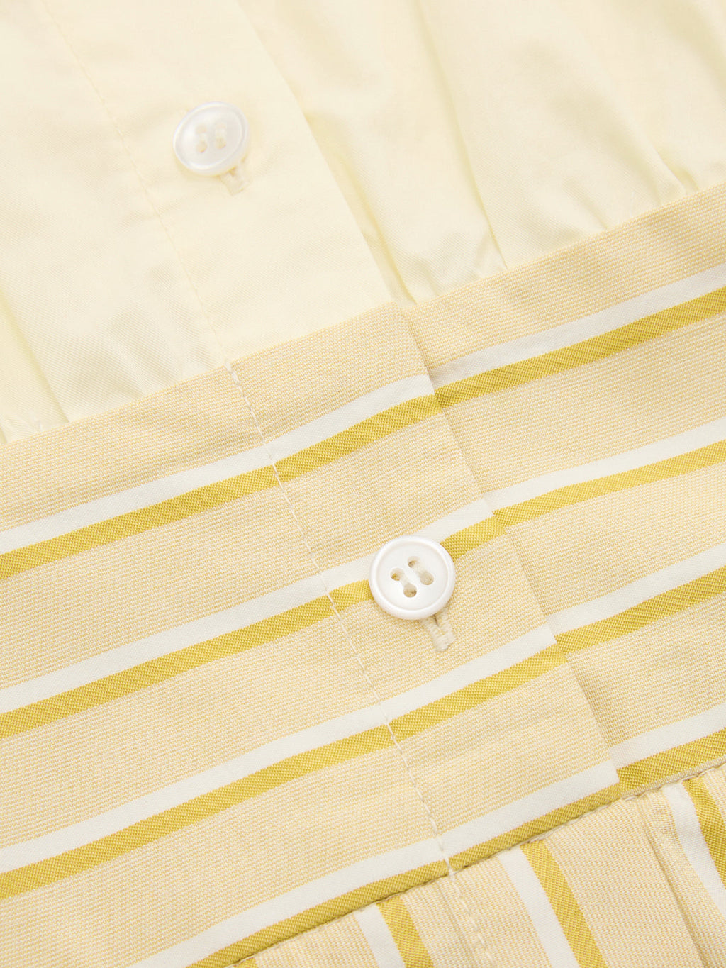 Striped Cotton Shirt Dress with Tie Waist
