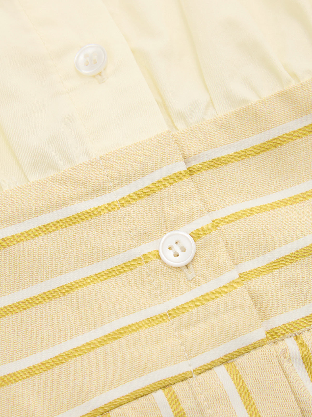Striped Cotton Shirt Dress with Tie Waist