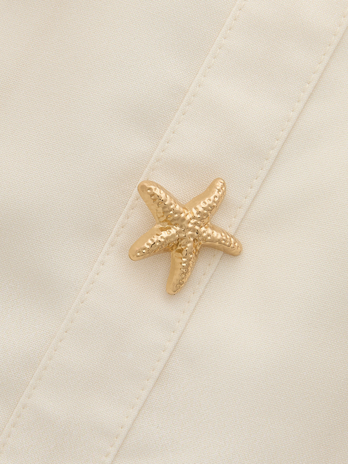 Starfish Pattern Sleeveless Floral Mini Dress