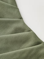 Mock Neck Top with Short Sleeves and Ruching
