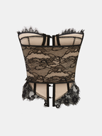 Strapless Lace Corset Top with Supportive Design