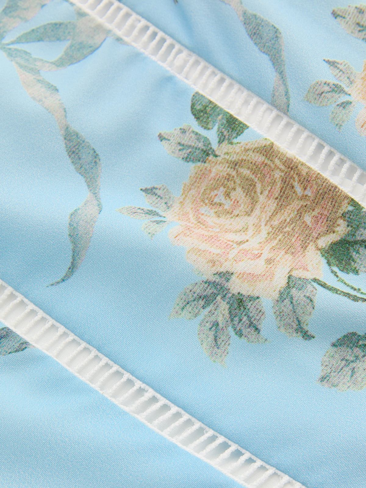 Floral Pattern Camisole-Style Mid-Length Dress