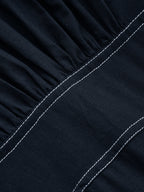 Cotton Linen Sleeveless Maxi Dress with Belt