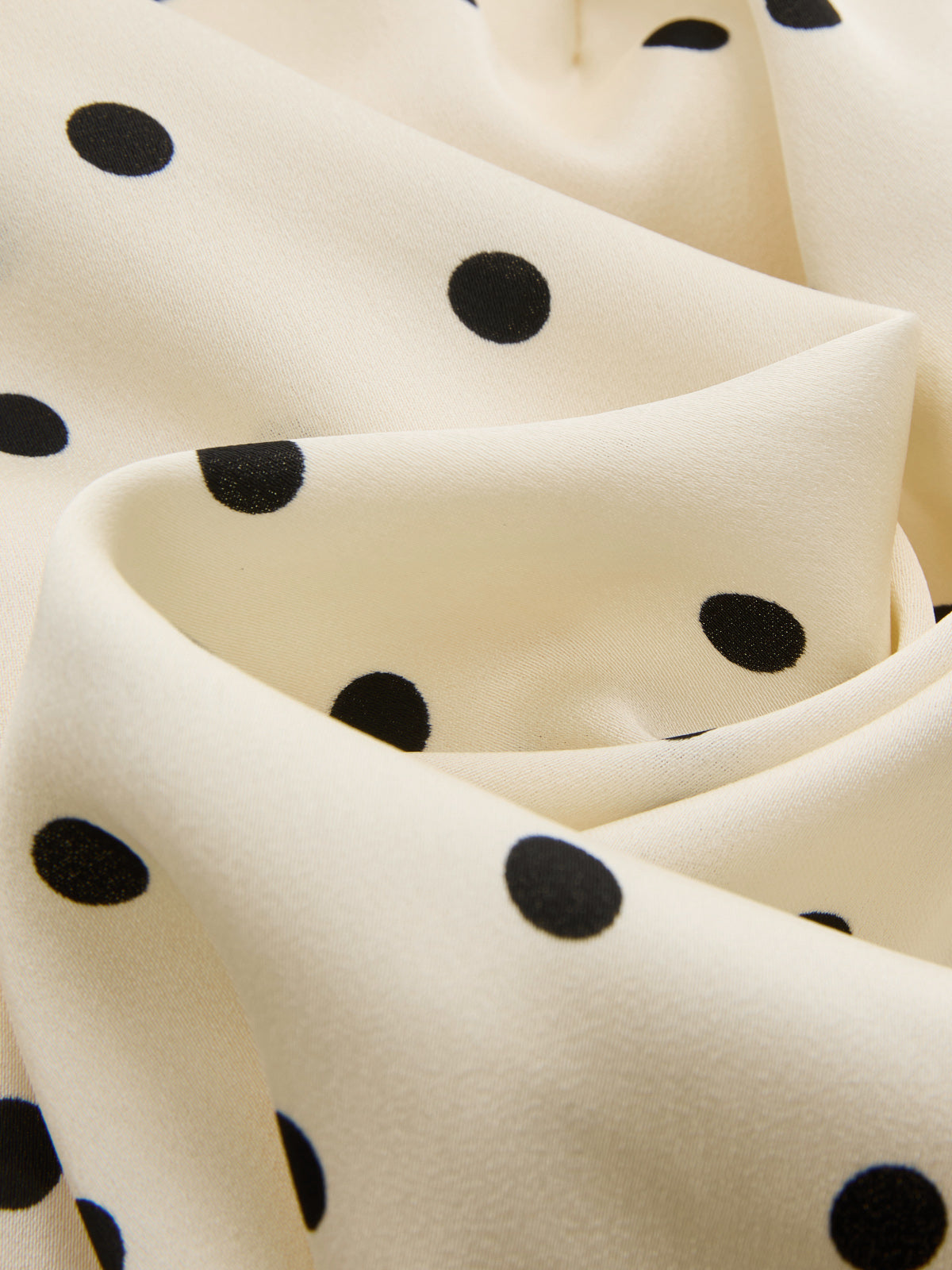 Polka Dot Ruched Sleeveless Mini Dress