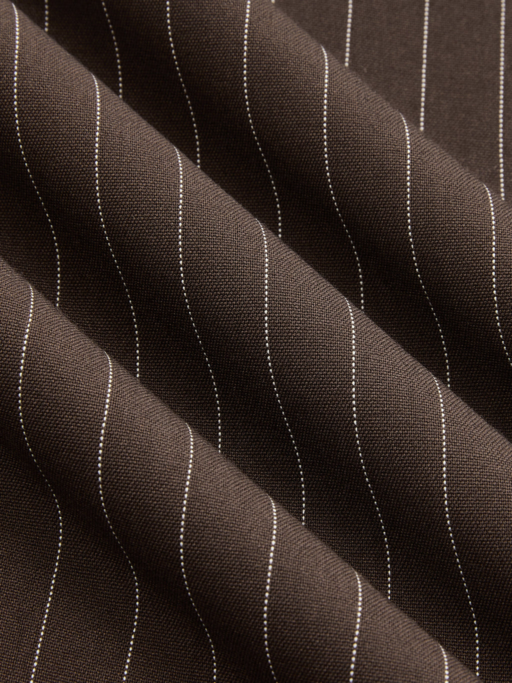 Pinstripe Sleeveless Dress with Tie Waist Detail