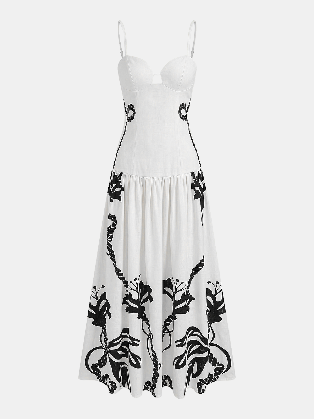 Floral Cami Style Flowy Maxi Dress