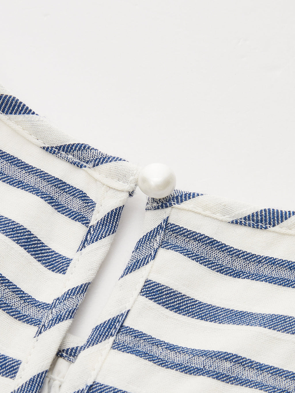 Cotton Striped Smocked Sleeveless Maxi Dress