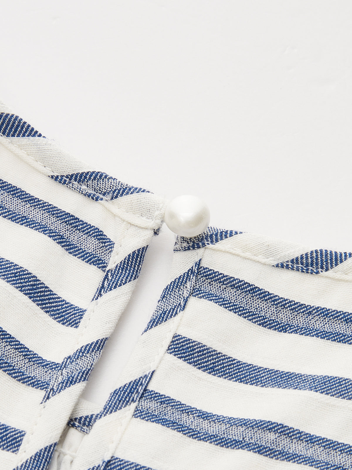 Striped Sleeveless Cotton Maxi Dress with Smocked Detail