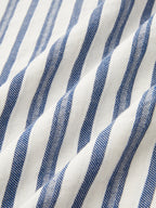 Cotton Striped Smocked Sleeveless Maxi Dress